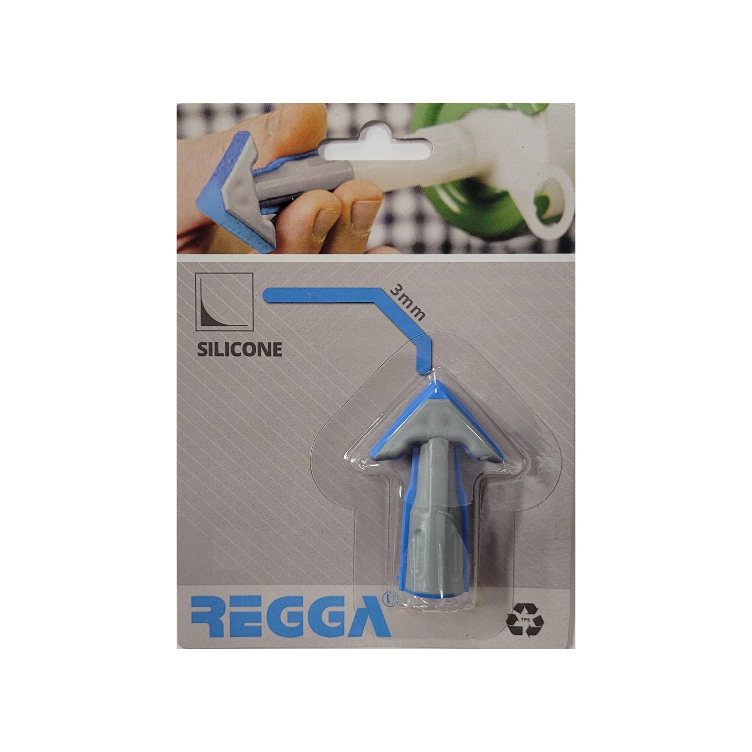 Końcówka do silikonu Regga wklęsła 3mm