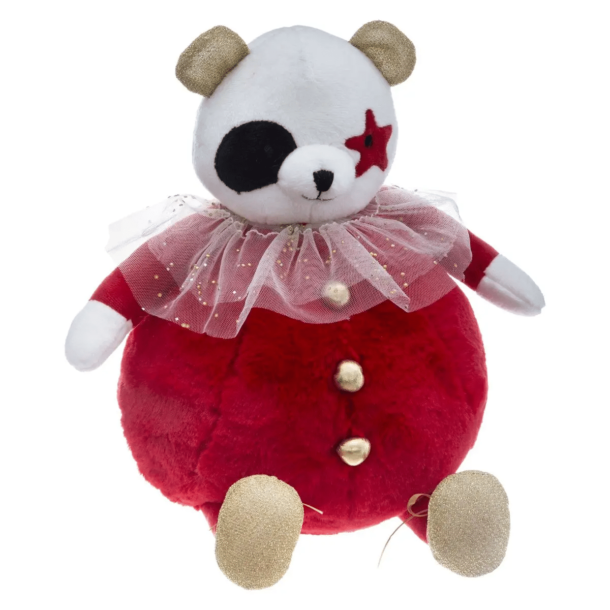 Maskotka świąteczna Panda 40 cm BW