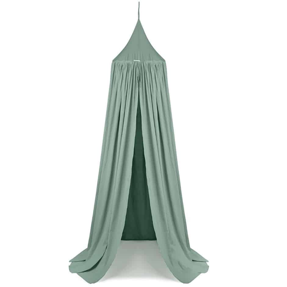 Baldachim Wiszący Pistacjowy 100% Bawełny (200 cm + Koło) – Magiczny Namiot do Pokoju Dziecięcego | Bajkowe Wnętrza Kids