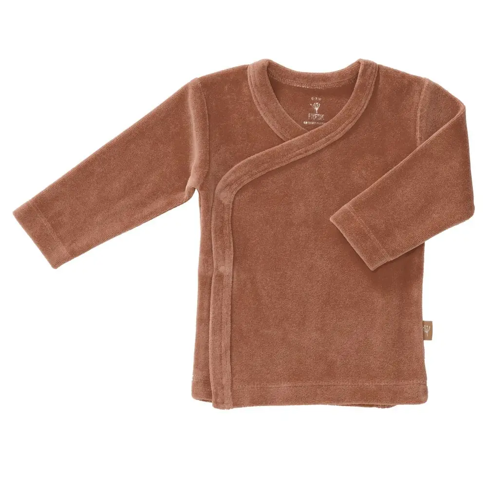 Kardigan welurowy Tawny brown Fresk - 0-3 miesiące