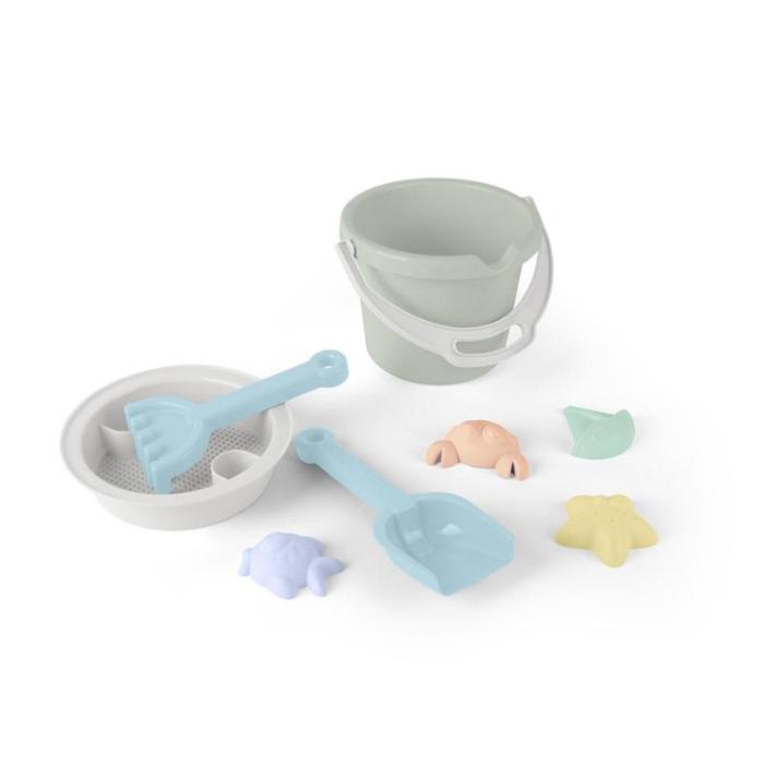 Zestaw do piasku 8 elem. pastel blue mint DANTOY AG