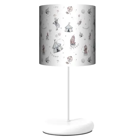 Lampa stojąca EKO Baśniowy cyrk na Bieli - kolor podstawy do wyboru FL - czarny