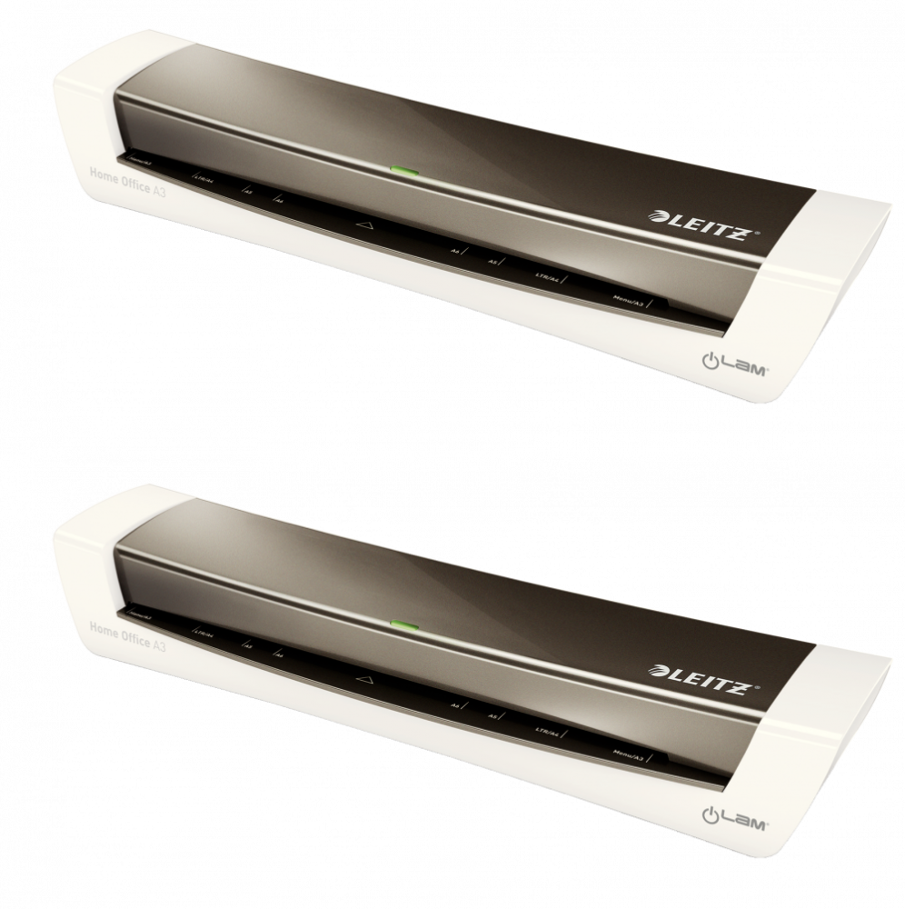 2x Laminator Leitz iLam Home Office A3, biało-szary