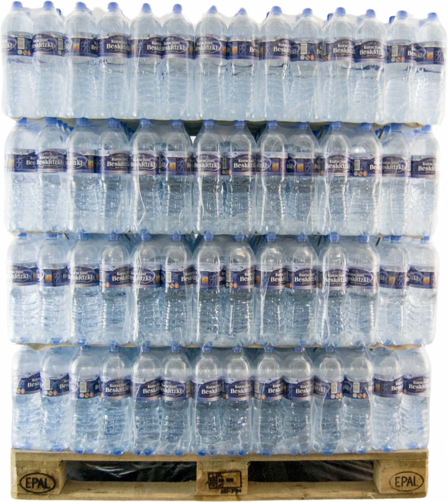 504x Woda niegazowana Kuracjusz Beskidzki, 1.5l, butelka PET