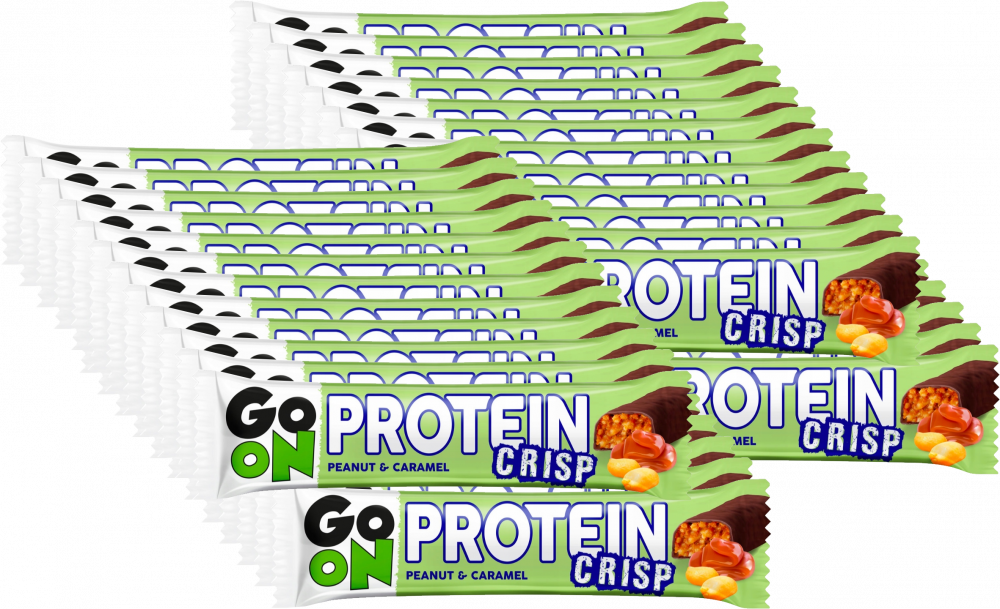 48x Baton Sante Go On Crisp, orzech i karmel, 50g