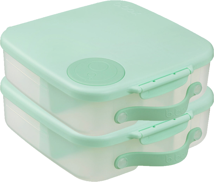 2x Lunchbox B.Box, z wkładem chłodzącym, 2l, Spearmint