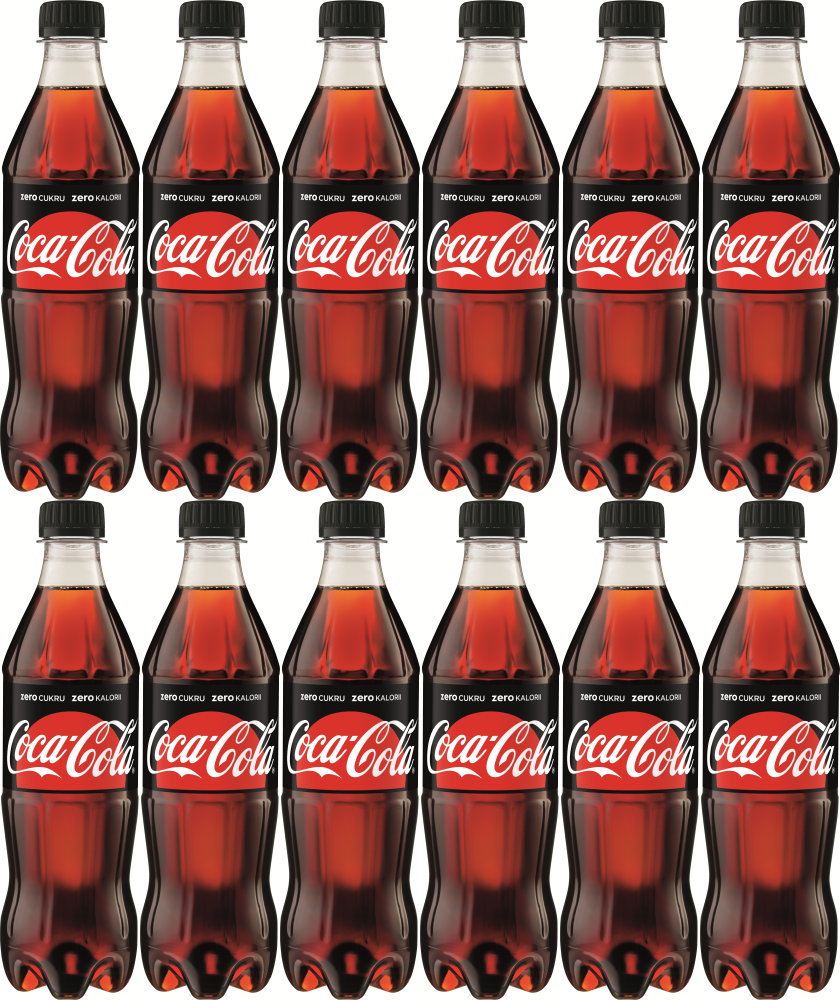 12x Napój gazowany Coca-Cola Zero, butelka, 0.5l