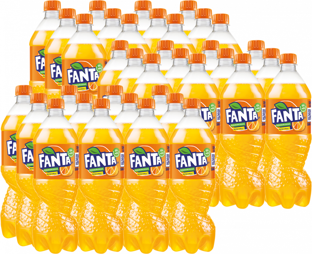 48x Napój gazowany Fanta, butelka, 0.85l