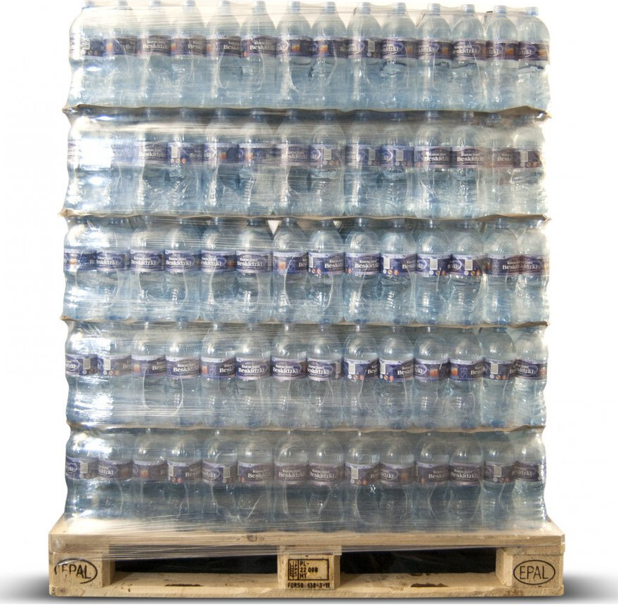 630x Woda niegazowana Kuracjusz Beskidzki, 1l, butelka PET