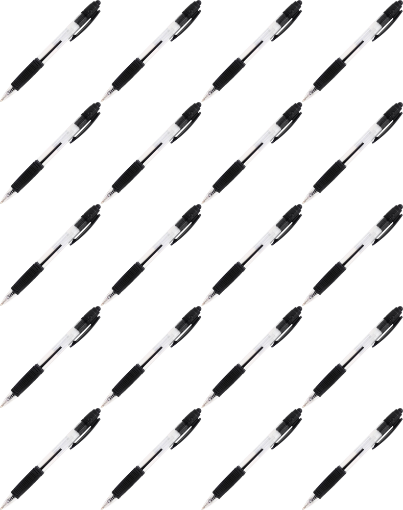 20x Długopis automatyczny MemoBe Base, 0.7mm, czarny