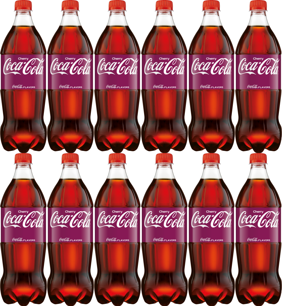 12x Napój gazowany Coca-Cola Cherry, butelka PET, 0.85l