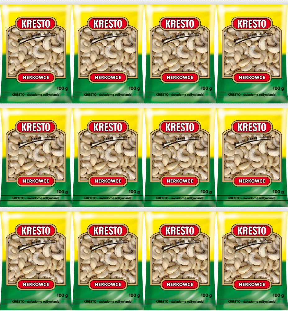 12x Orzechy nerkowca Kresto, 100g