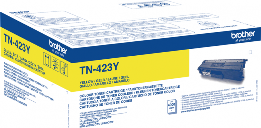 Toner Brother (TN-423Y), 4000 stron, yellow (żółty)