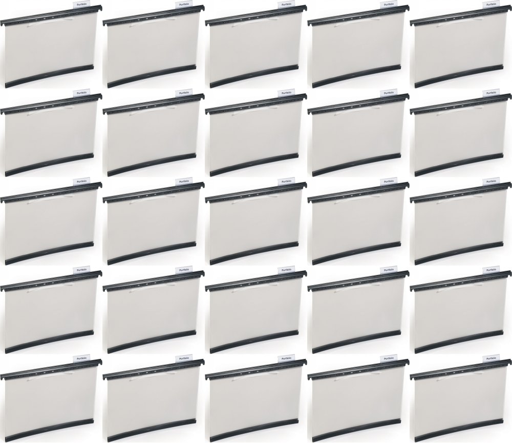 25x Teczka zawieszkowa Durable, A4, przezroczysty/szary