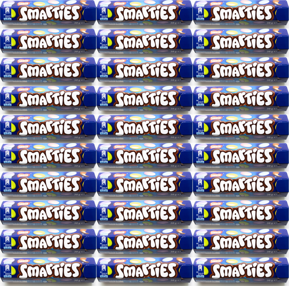 48x Drażetki czekoladowe Nestle Smarties, 38g