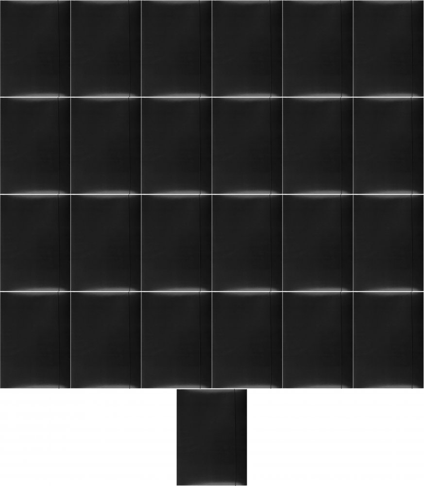 25x Teczka kartonowa z gumką lakierowana Barbara, A4, 3mm, czarny