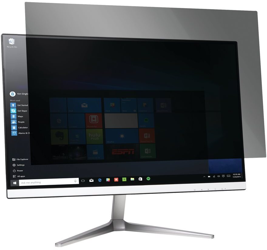Filtr prywatyzujący do monitorów Kensington, 16:9, 23.8", 2-stronny, nakładany