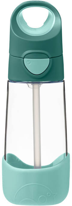 Bidon na wodę B.Box, ze słomką, tritan, 450ml, Emerald Forest