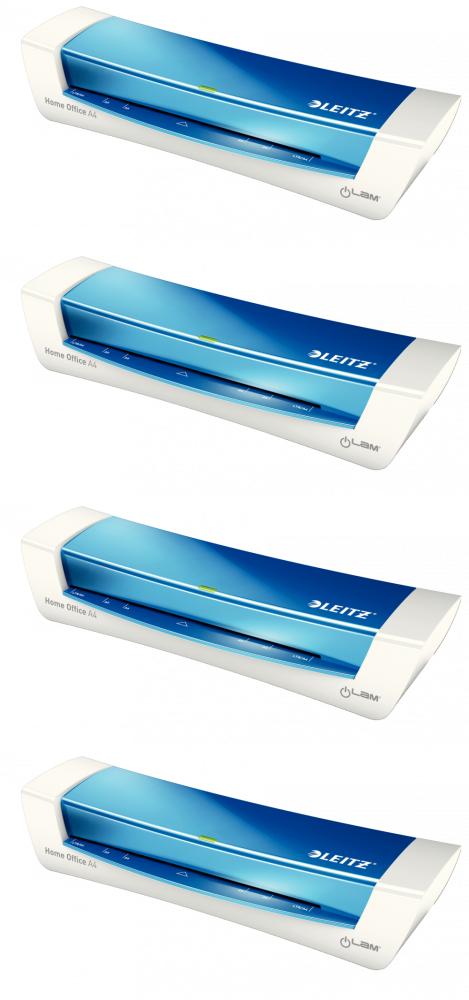 4x Laminator Leitz iLam Home Office, A4, niebieski