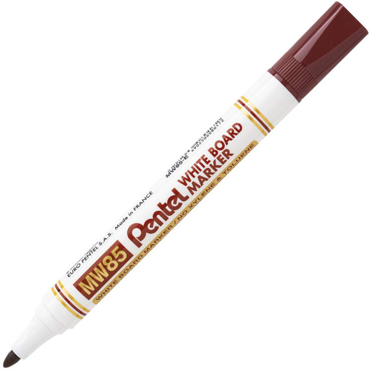 Marker suchościeralny Pentel MW85, okrągła, 4.4mm, brązowy