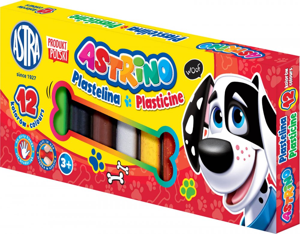Plastelina Astra Astrino, 12 kolorów