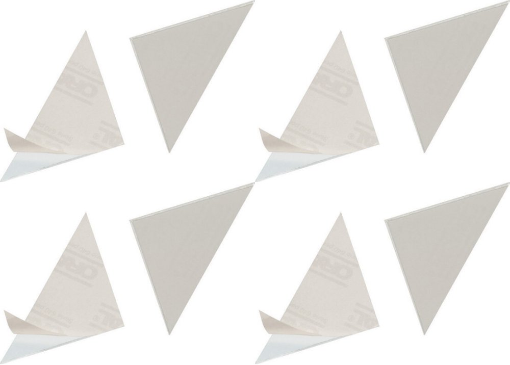 4x Narożnik samoprzylepny Durable Cornerfix, 75x75mm, 100 sztuk, transparentny