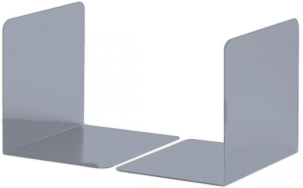 Podpórka do książek Durable, rozmiar S, 2 sztuki, srebrny