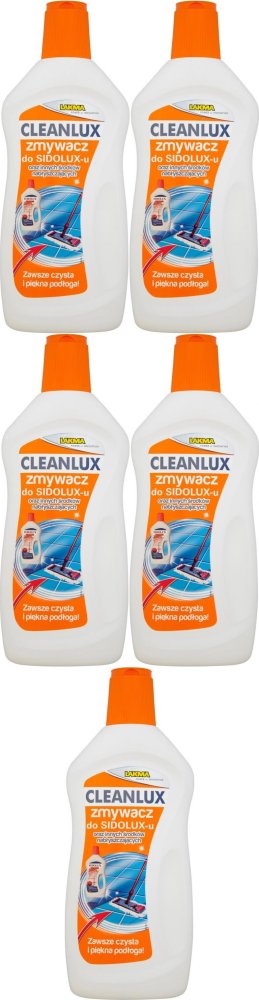 5x Zmywacz do podłóg Sidolux Cleanlux, 500ml