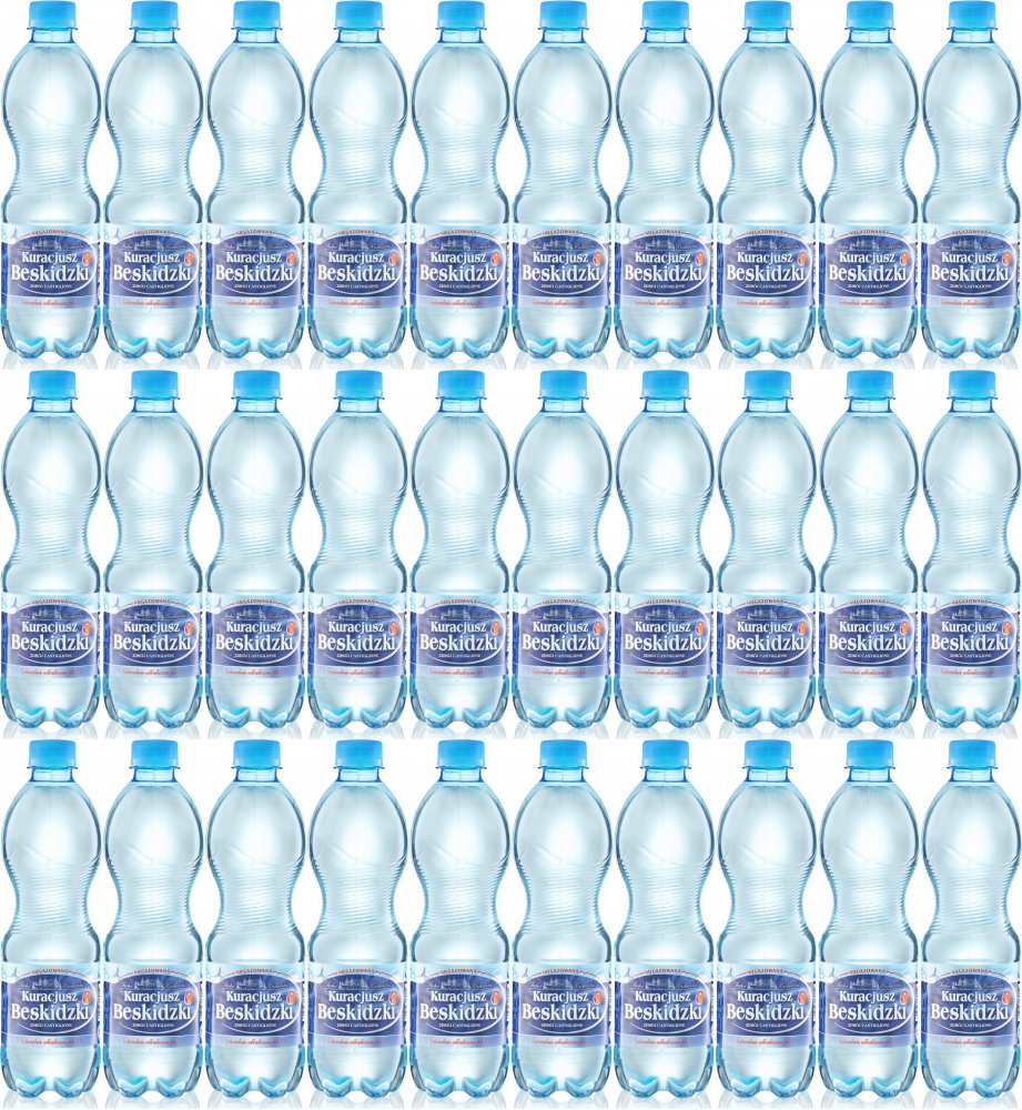 480x Woda niegazowana Kuracjusz Beskidzki, 0.5l, butelka PET