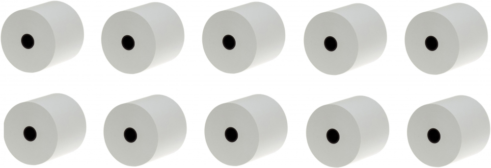 10x Rolka termiczna Drescher Polska Sp. z o.o., 28mm x 30m, 48g/m2, BPA Free, biały