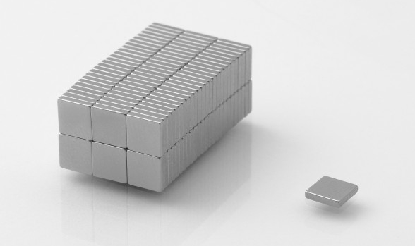 Magnes neodymowy MPL N38, 5x5x1mm, 1 sztuka, srebrny