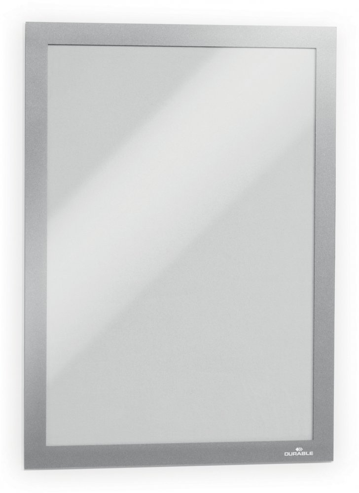 Ramka magnetyczna Durable Duraframe, samoprzylepna, A4, 10 sztuk, srebrny
