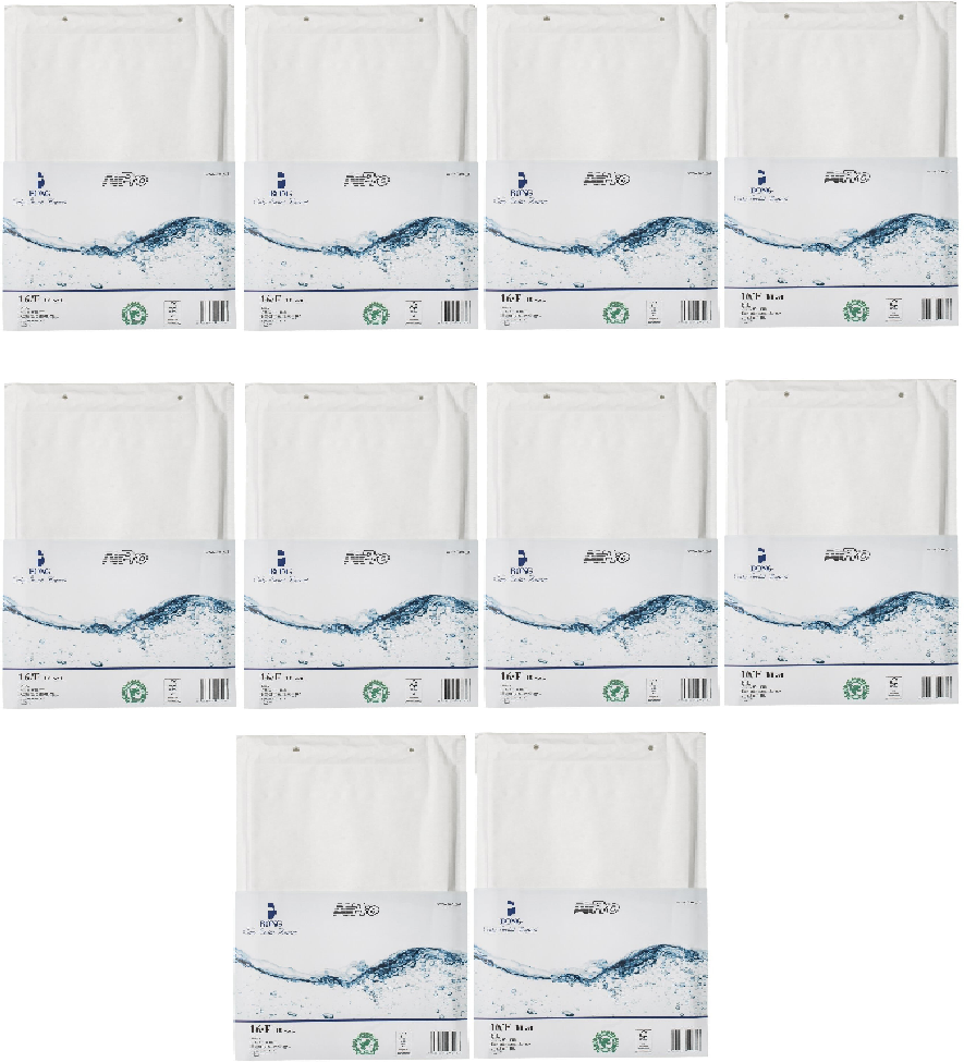 10x koperta bąbelkowa Bong AirPro, F16, 240x350mm, 10 sztuk, biały