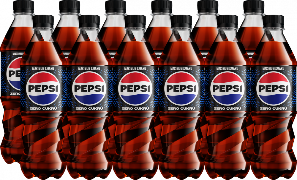 12x Napój gazowany Pepsi Zero, butelka PET, 0.5l