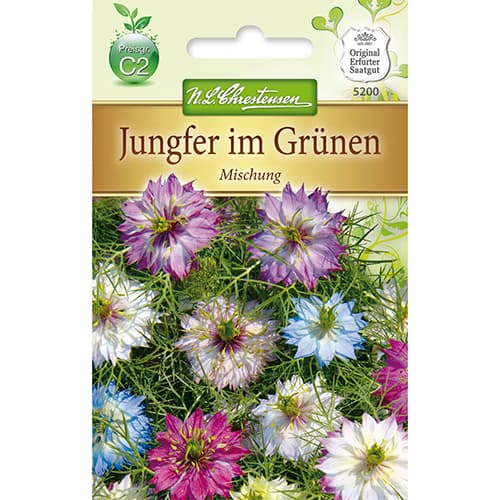 1 pac, Nigella damascena, mix multicolor - Semințe: Mod de ambalare: 1 pac