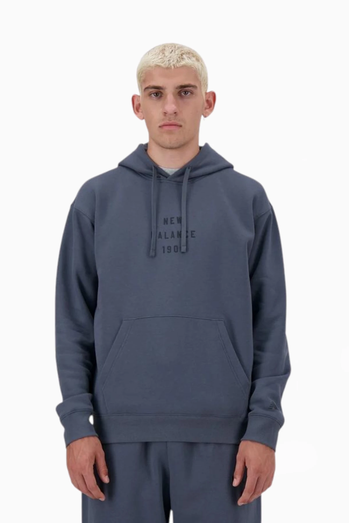 Bluza z kapturem New Balance Graphic - Granatowy