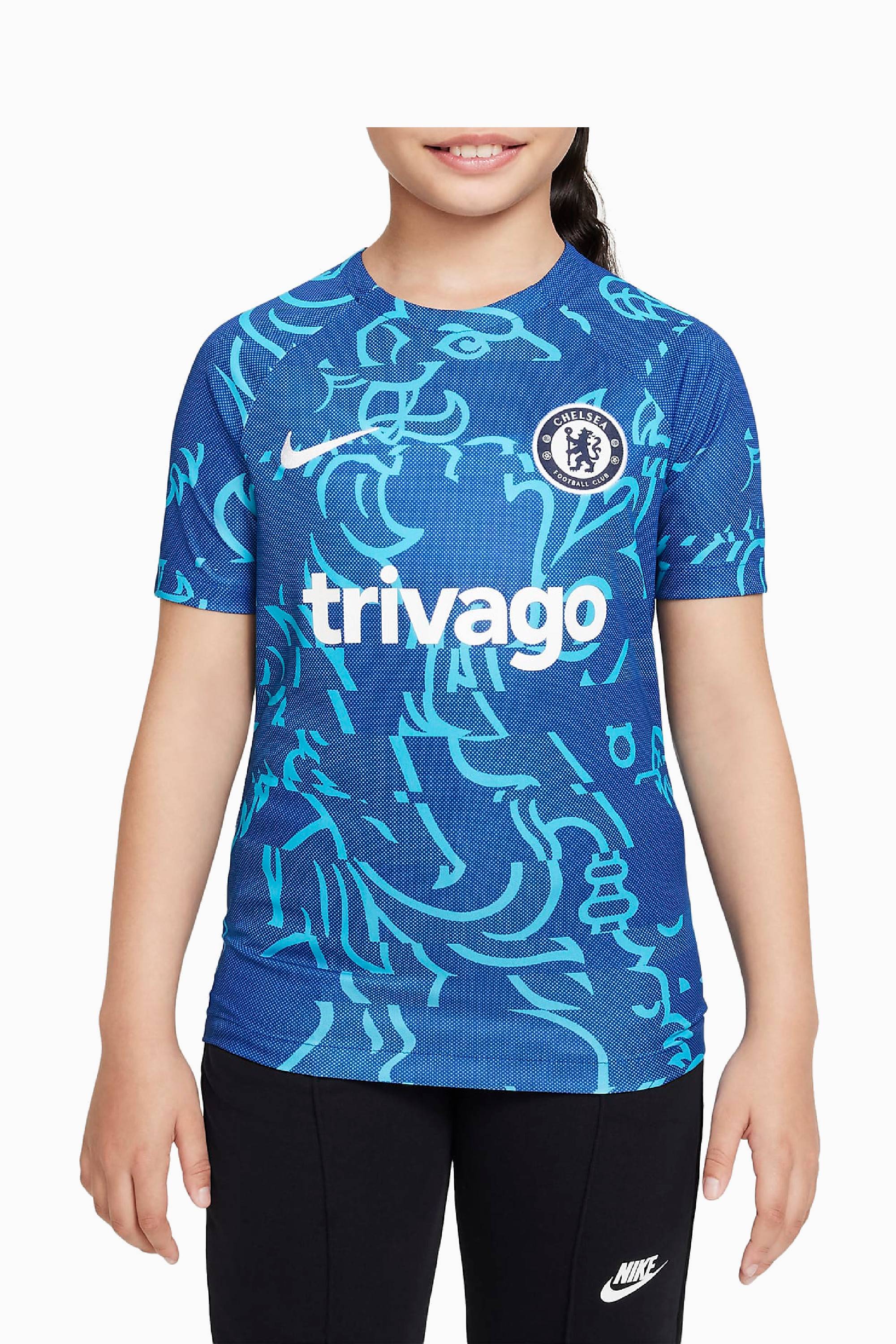 Koszulka Nike Chelsea FC 22/23 PreMatch Junior - Niebieski