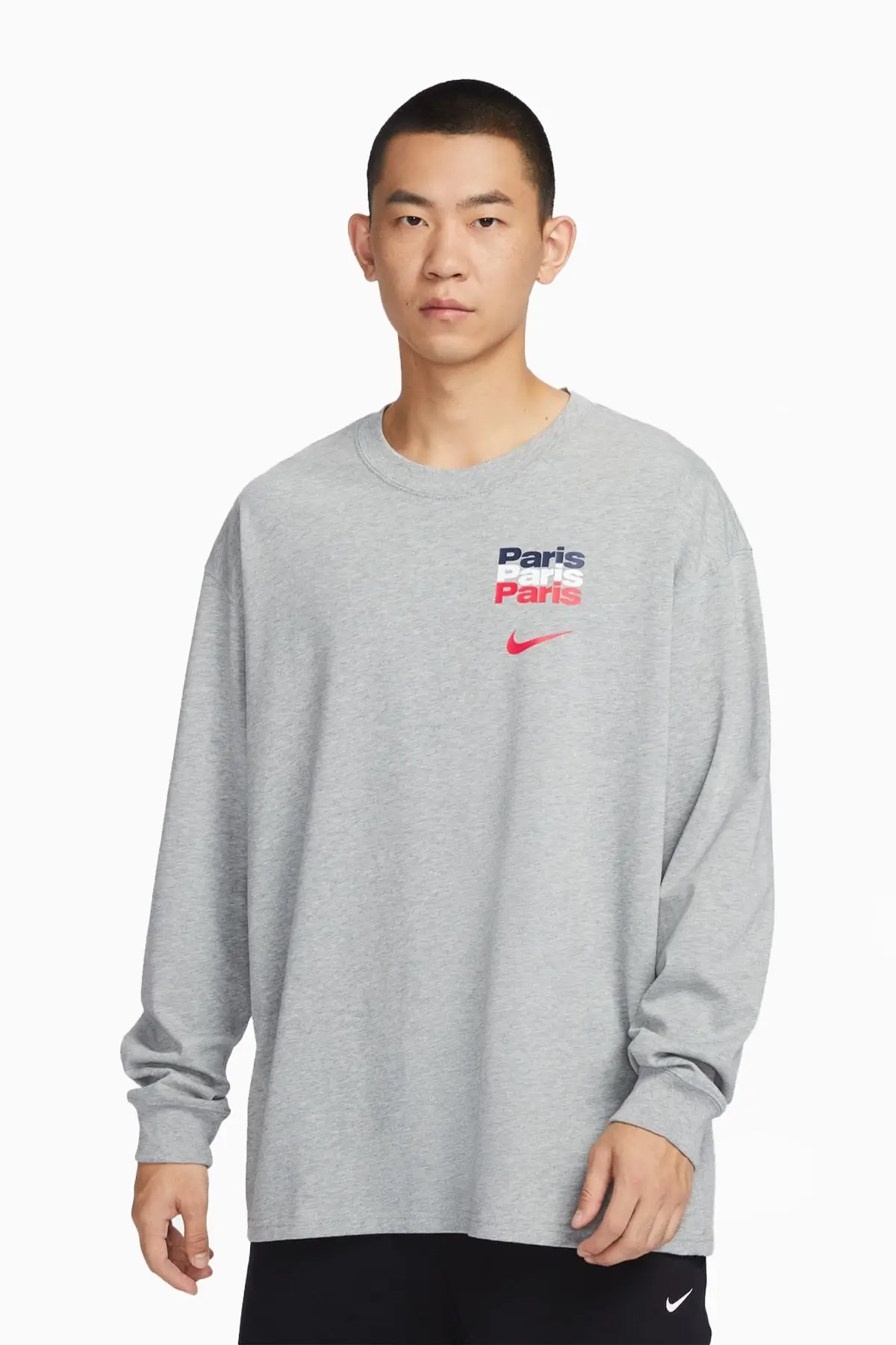Koszulka z długim rękawem Nike PSG 23/24 rLGD - Szary