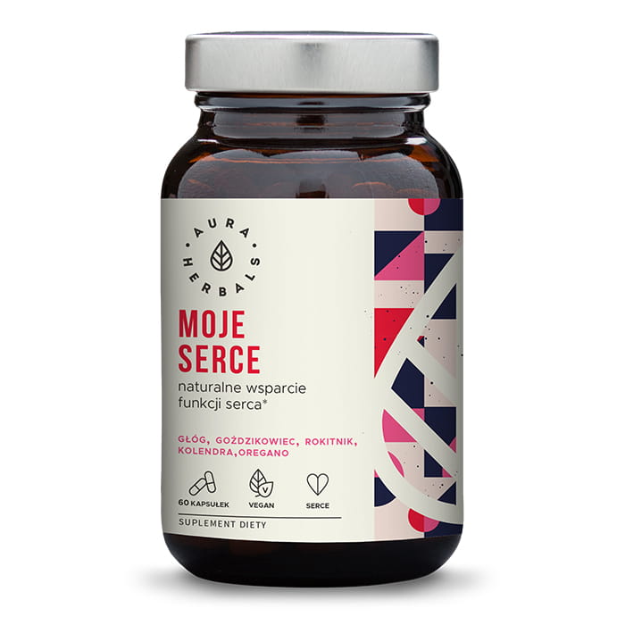 Moje Serce Wsparcie Funkcji Serca 60kaps. AuraHerbals