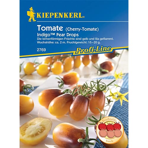 1 ob, Rajče Indigo Pear Drops - : Monžstvo balíkov: 1 ob