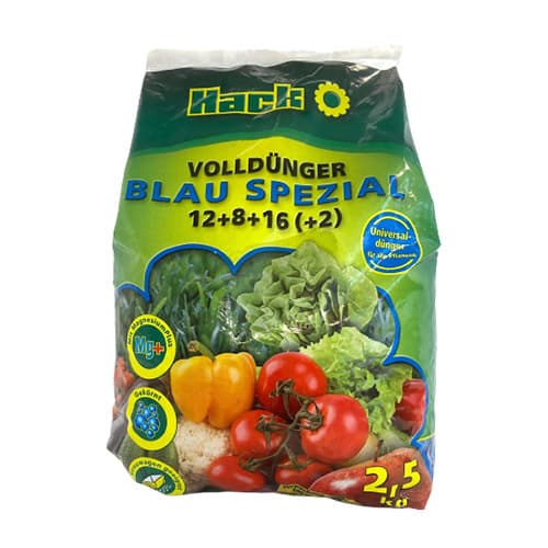 2.5 kg, Komplett műtrágya - : Mod de ambalare: 2.5 kg