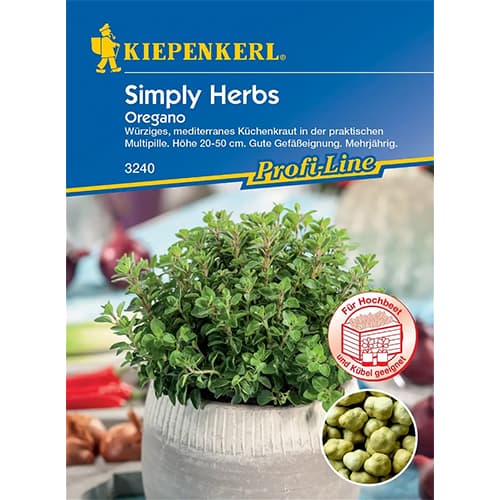 1 szt, Oregano Simply Herbs - Samen: Ilość w opakowaniu: 1 Stück