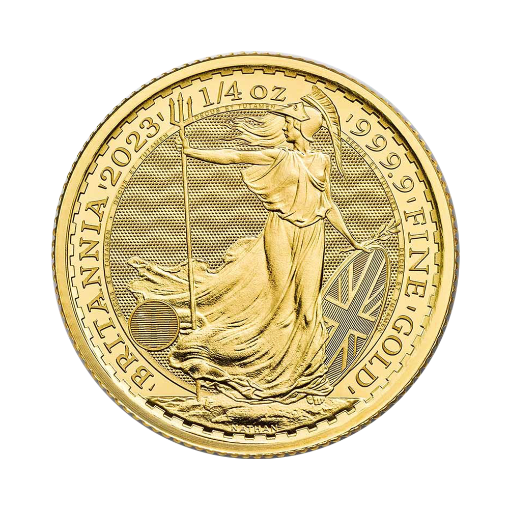 Złota moneta Britannia 1/4 uncji - wysyłka 24 h!