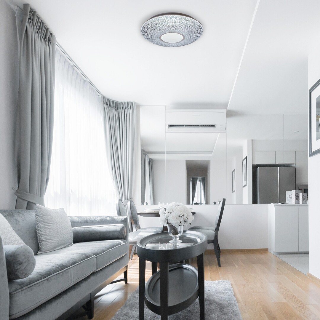 Rabalux Coralia plafon 1x48W LED przezroczysty 1518