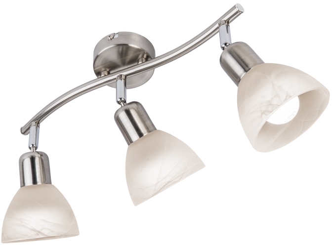 Globo Lighting Daytona kinkiet 3x5 W biały-nikiel 818903016X