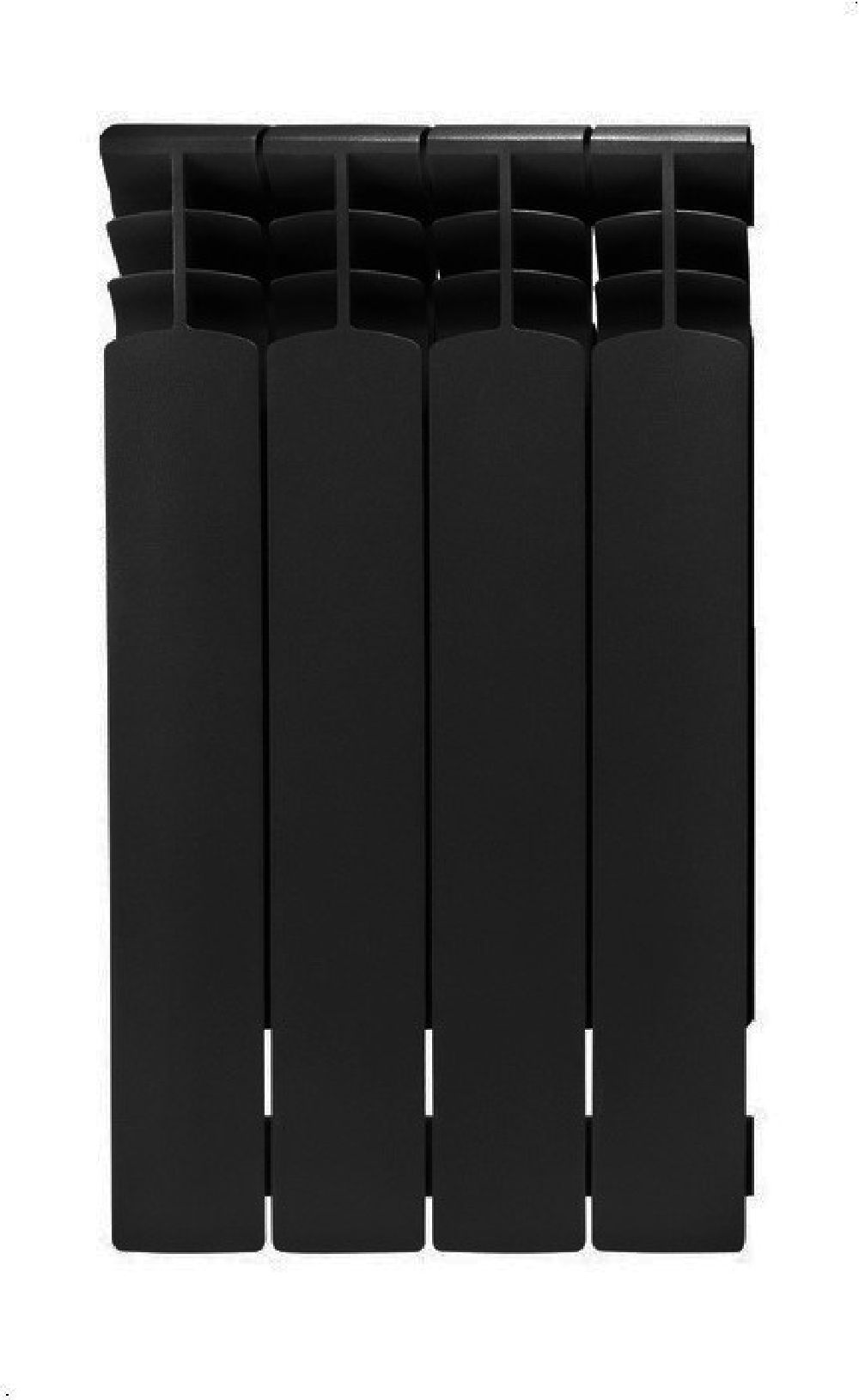 KFA Armatura G500F/4 grzejnik pokojowy 57,2x32,2 cm podłączenie boczne czarny 789-040-81
