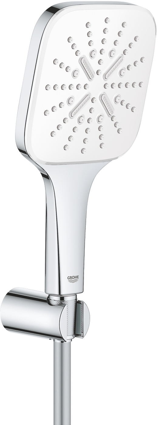 Grohe Rainshower SmartActive 130 Cube zestaw prysznicowy ścienny chrom/biały 26589LS0 - Wysyłka w 24h