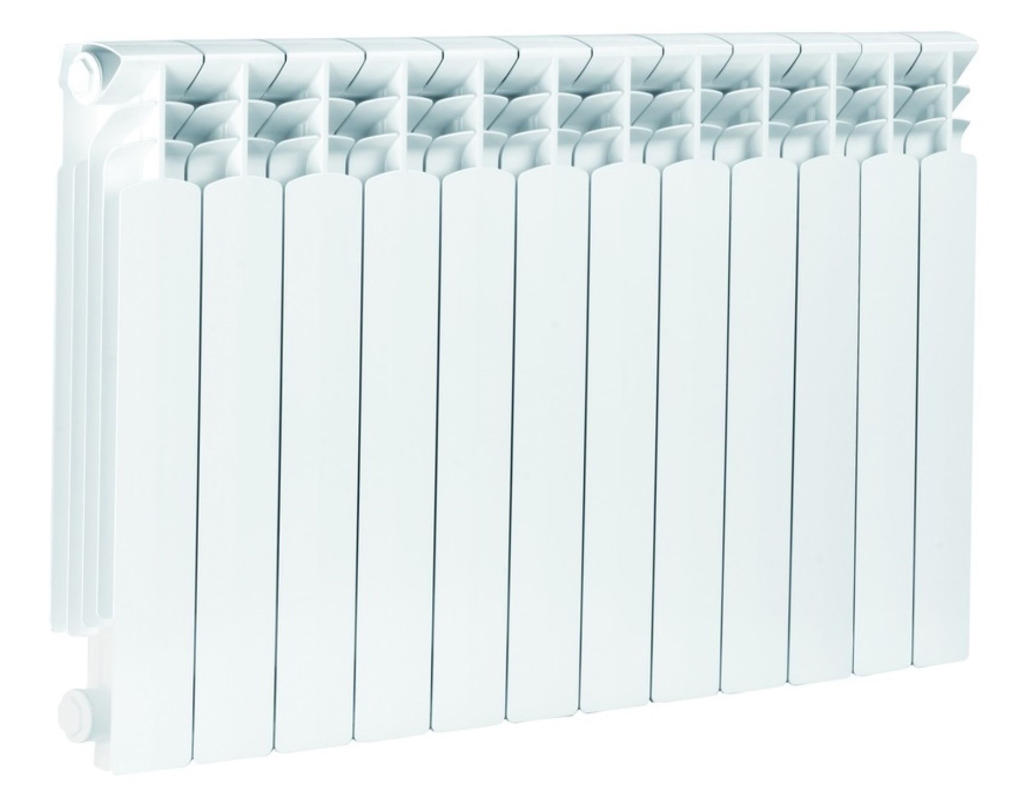 KFA Armatura G500F grzejnik pokojowy 57,2x96,6 cm podłączenie boczne biały 789-120-44