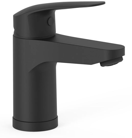 Tres Base Plus bateria umywalkowa stojąca czarny mat 21610303NM - Wysyłka w 24h