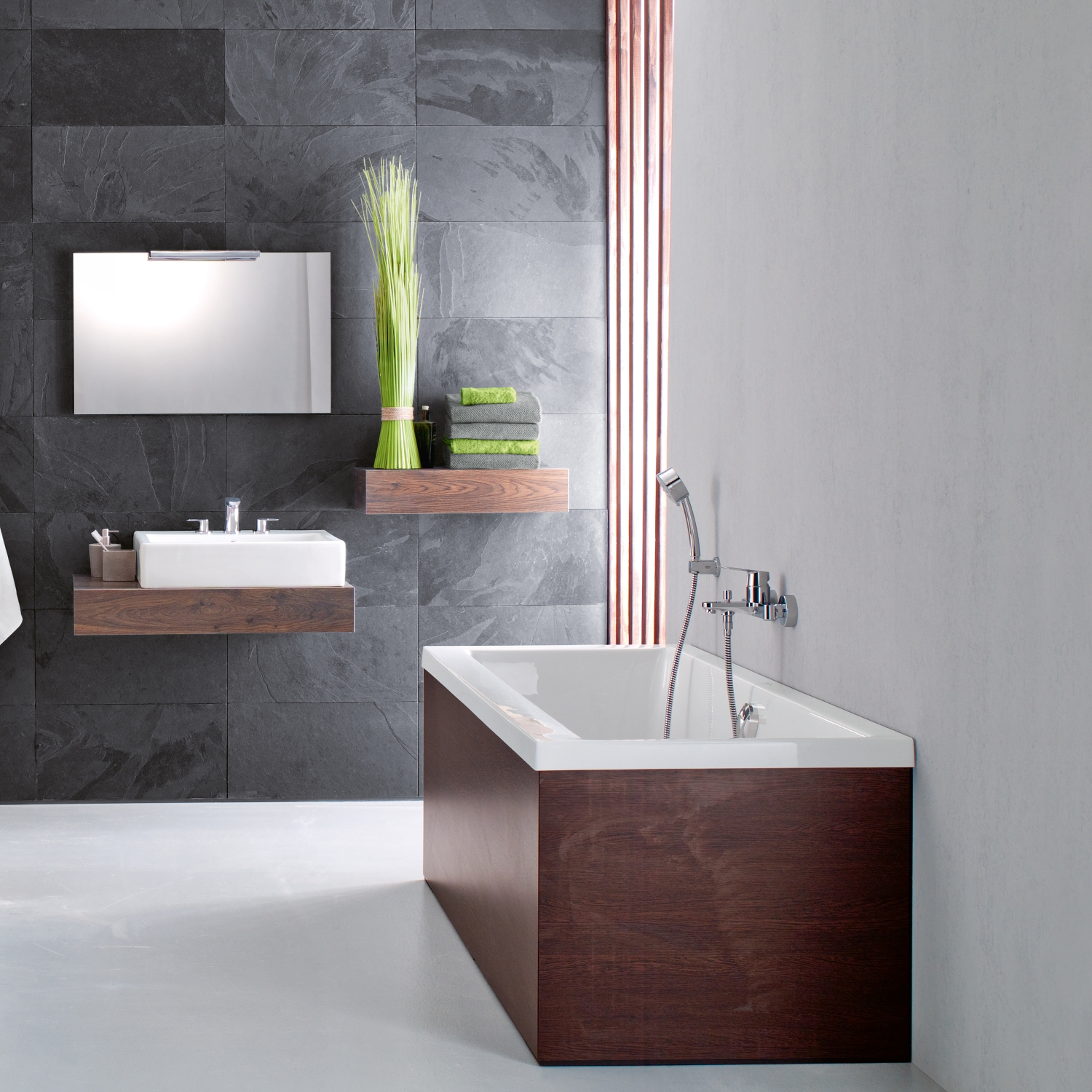 Grohe Bauloop bateria wannowo-prysznicowa ścienna chrom 23341000 - Wysyłka w 24h